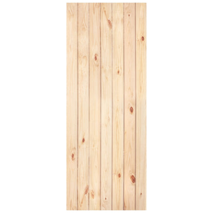 Internal Scandinavian Pine Unfinished Rustic Grange Bead & Butt 3 Ledged Solid Door (GODLBS)