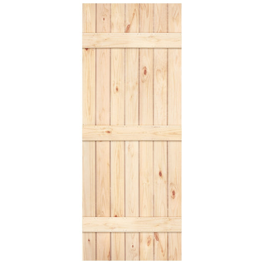 Internal Scandinavian Pine Unfinished Rustic Grange Bead & Butt 3 Ledged Solid Door (GODLBS)
