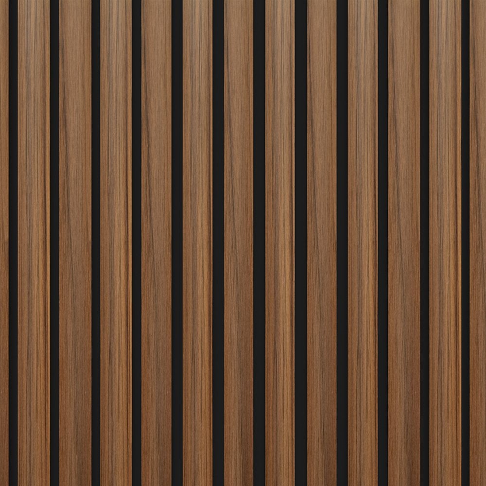 Walnut - Immersive Acoustic 21mm Fully Finished Wall Panelling (116638)