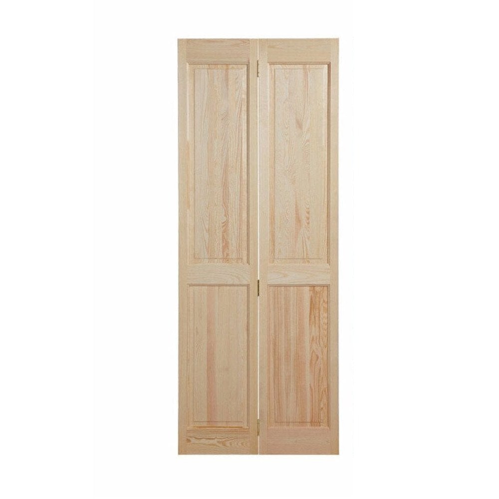 Clear Pine Internal Unfinished Malton 4 Panel Bi-Fold Door (115799)