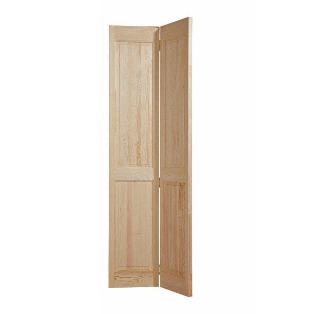 Clear Pine Internal Unfinished Malton 4 Panel Bi-Fold Door (115799)