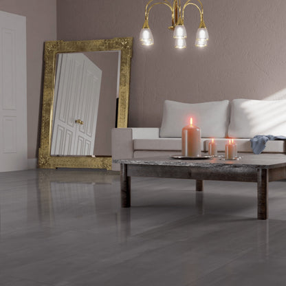Chania Cinzento - Lustre Stone 8mm High Gloss Laminate Flooring (91934)