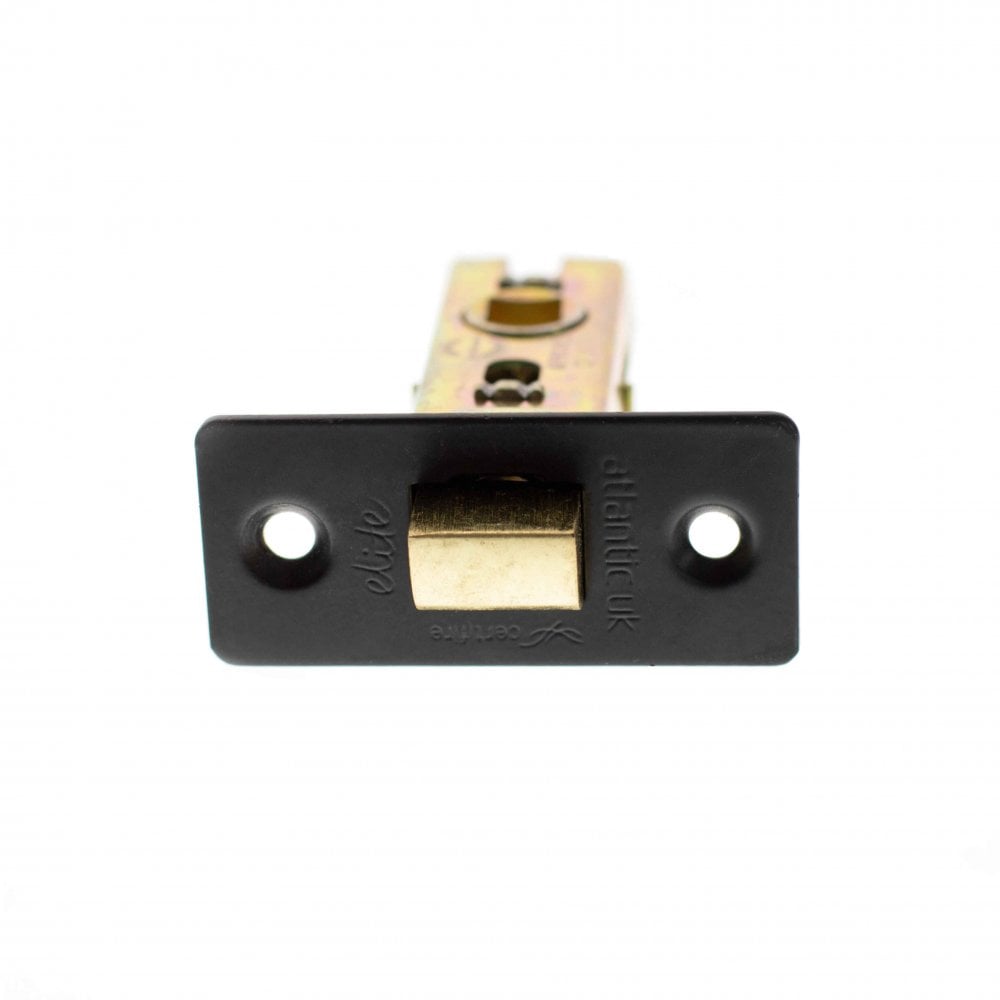 63mm (2.5'') CE13 Fire Rated Bolt Through Tubular Latch - Matt Black (117605)