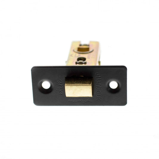 63mm (2.5'') CE13 Fire Rated Bolt Through Tubular Latch - Matt Black (117605)
