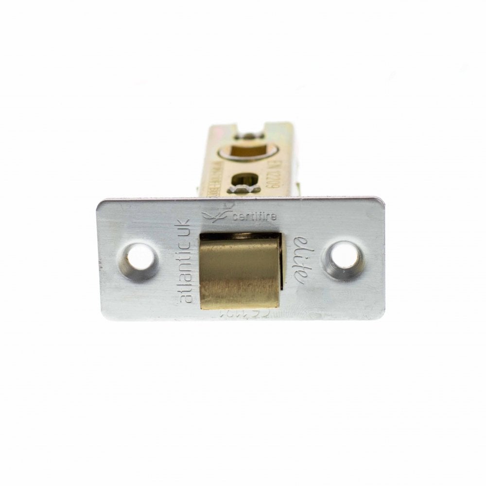 63mm (2.5'') CE13 Fire Rated Bolt Through Tubular Latch - Satin Chrome (117607)