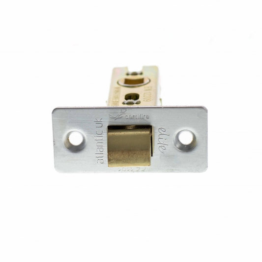 63mm (2.5'') CE13 Fire Rated Bolt Through Tubular Latch - Satin Chrome (117607)