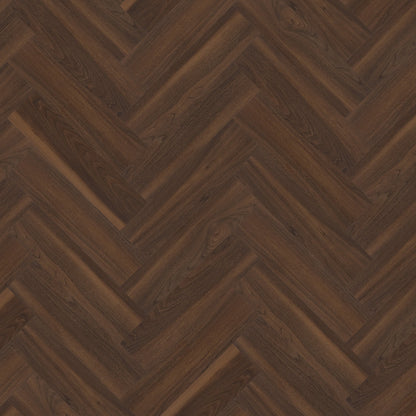 Walnut - Lifestyle SPC Herringbone 5.5mm Rigid Core Vinyl Flooring (116796)