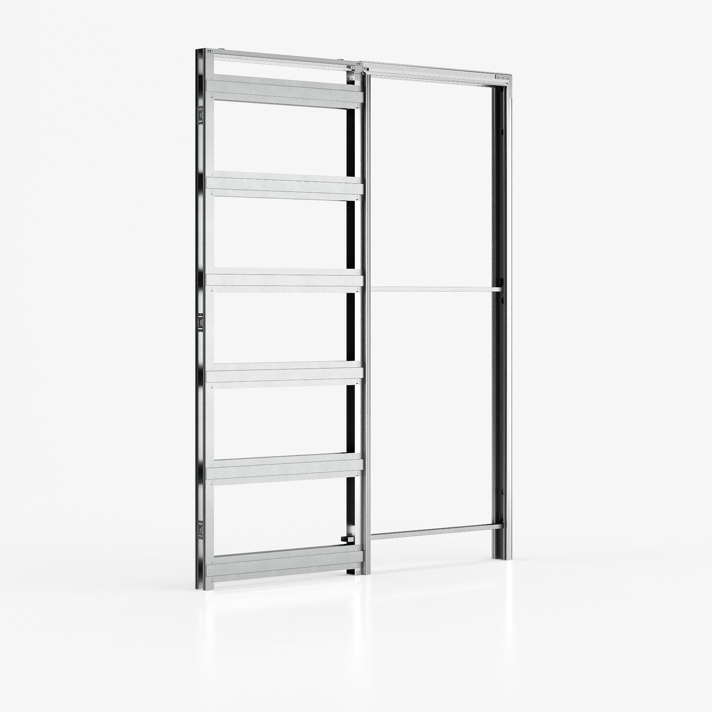 100mm Ermetika Absolute EvoKit Single Frameless Pocket Door System (118489)