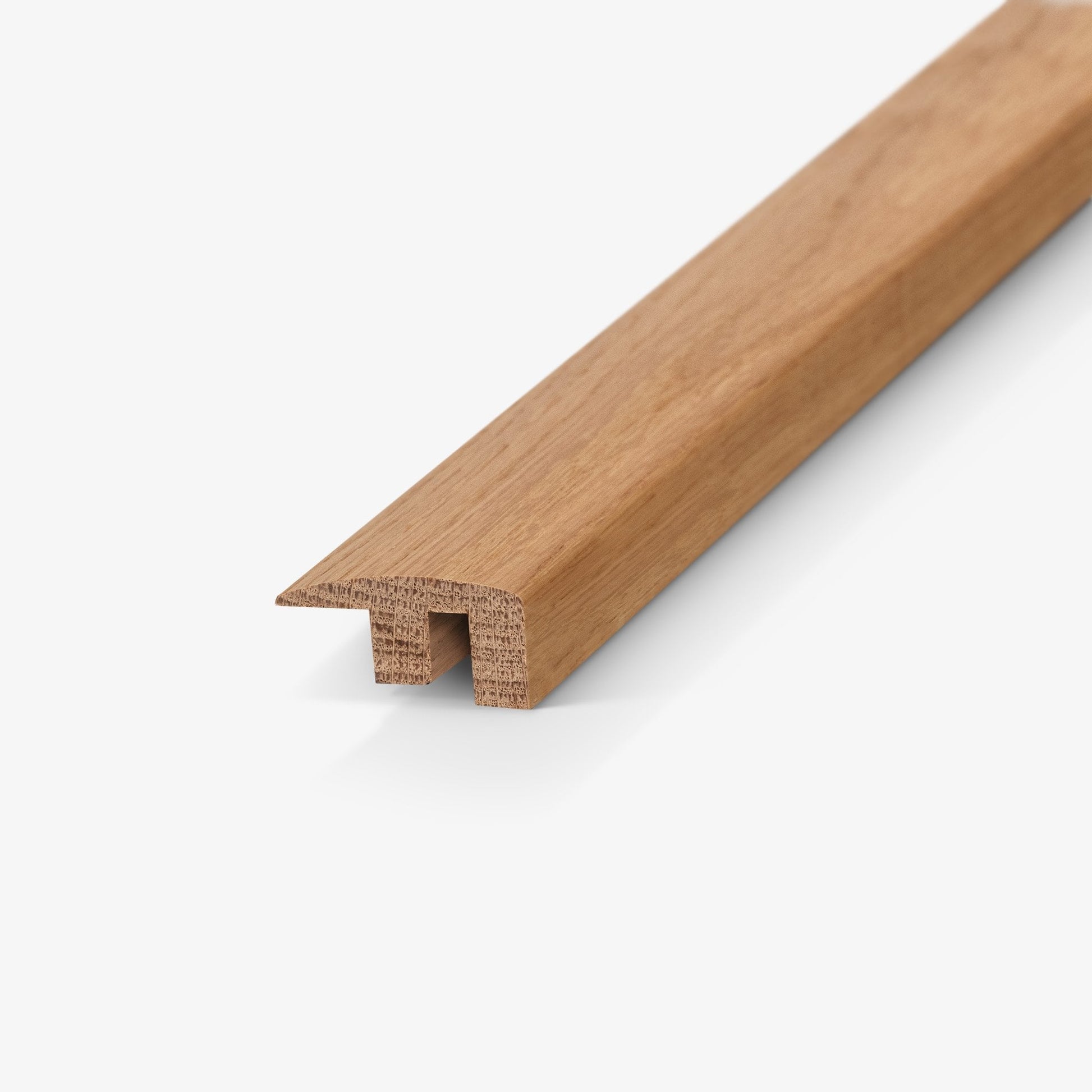 Solid Oak - 2.7m Satin Lacquered End Profile Door Bar (118974)