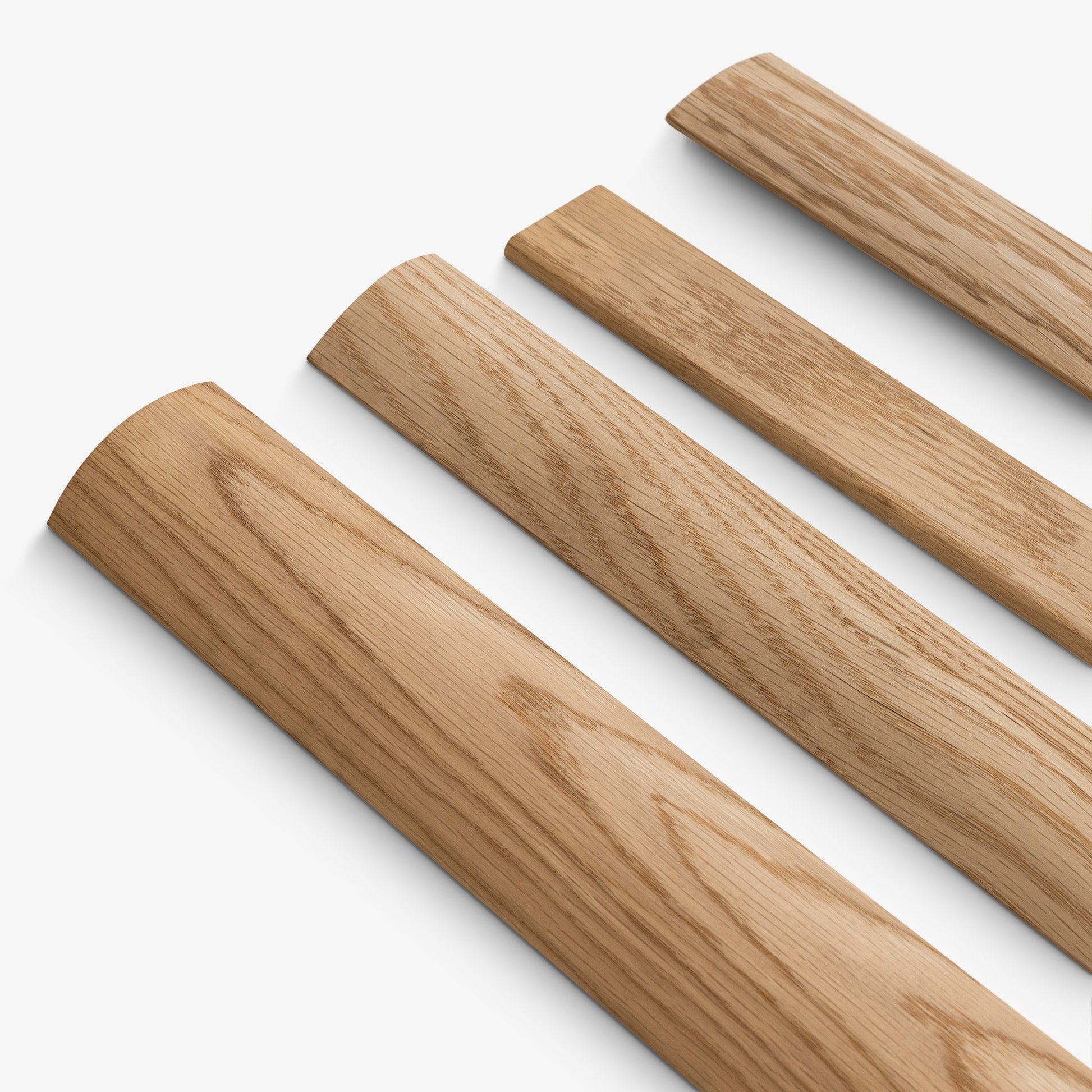 Solid Oak - 2.7m Satin Lacquered End Profile Door Bar (118974)