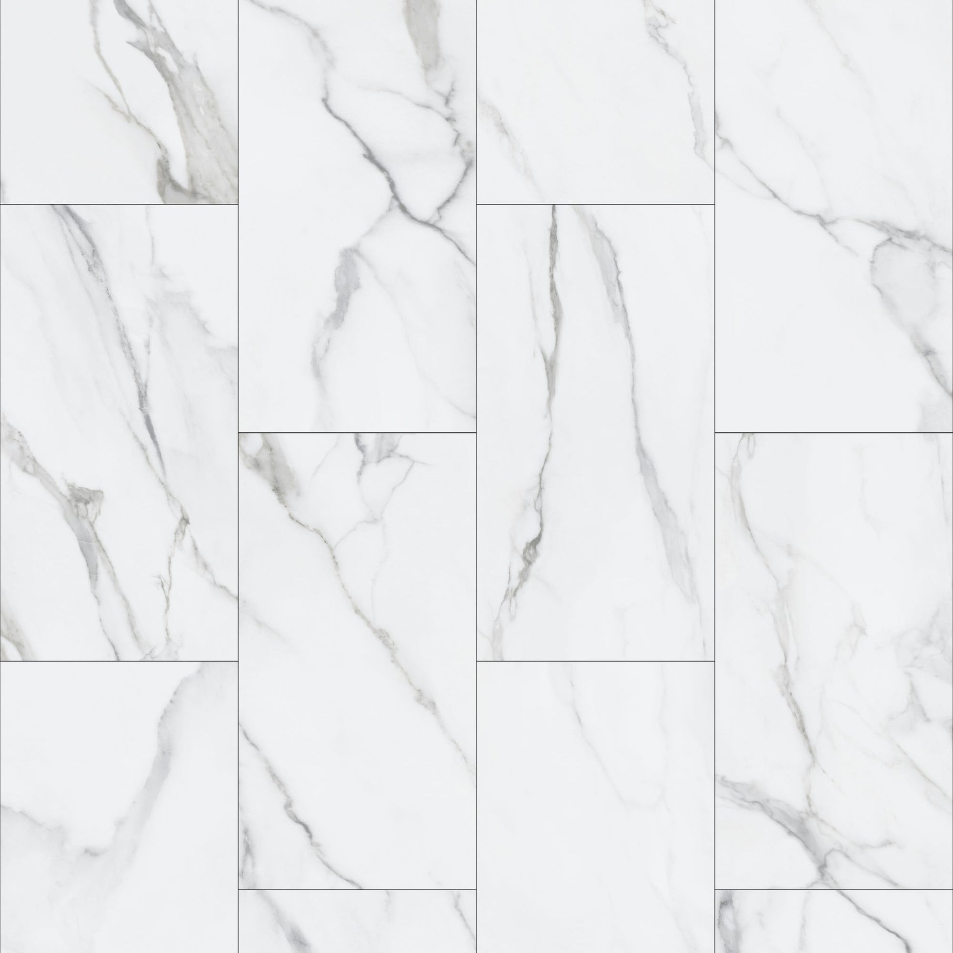 Arctic White Marble - Lifestyle Plus Tile 5mm Luxury Rigid Core Vinyl Sample - SKU-314666 - SPC-LSPT-001