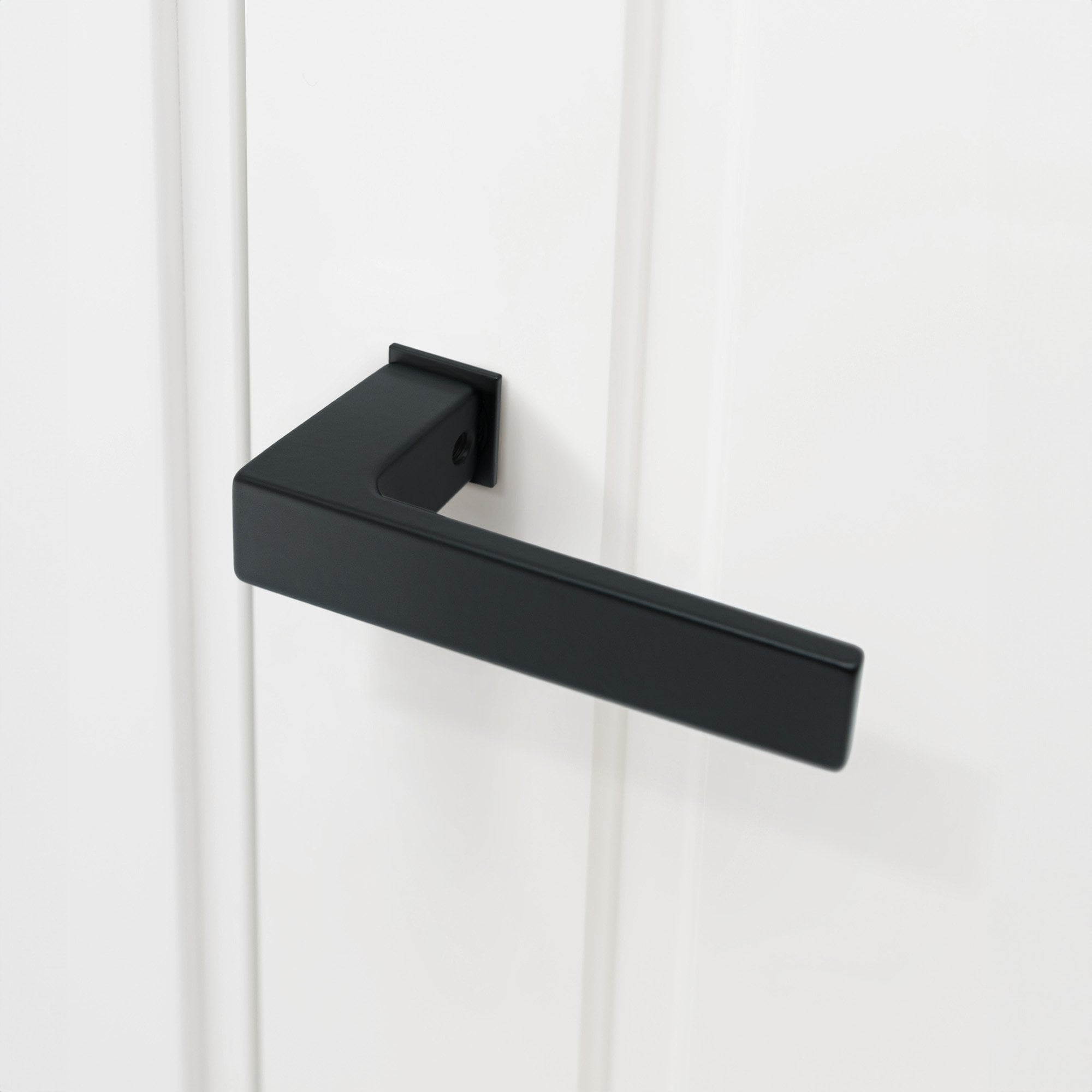 Warped XFORT Matt Black - 1 Pair, Internal Door Handles With Return ...