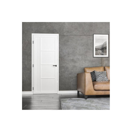 B-Grade White Internal Primed Brixton 5 Panel Door (119832)