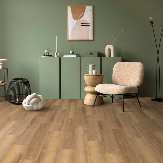 Liberty Floors | Impressive Natural Oak 6mm Luxury Rigid Vinyl Sample - SPC-IMP-001 (SKU-315578)