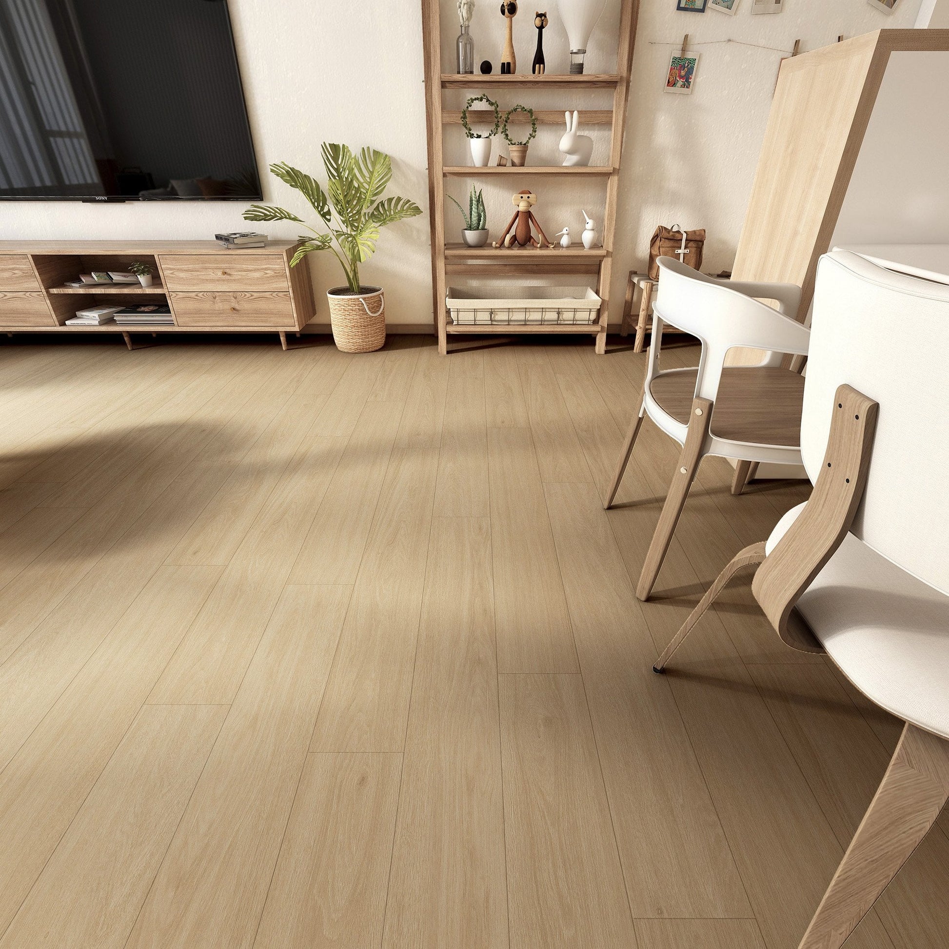 Liberty Floors | 5mm Prime Oak Engineered Sample - SKU-307296 - SPC-HB-009