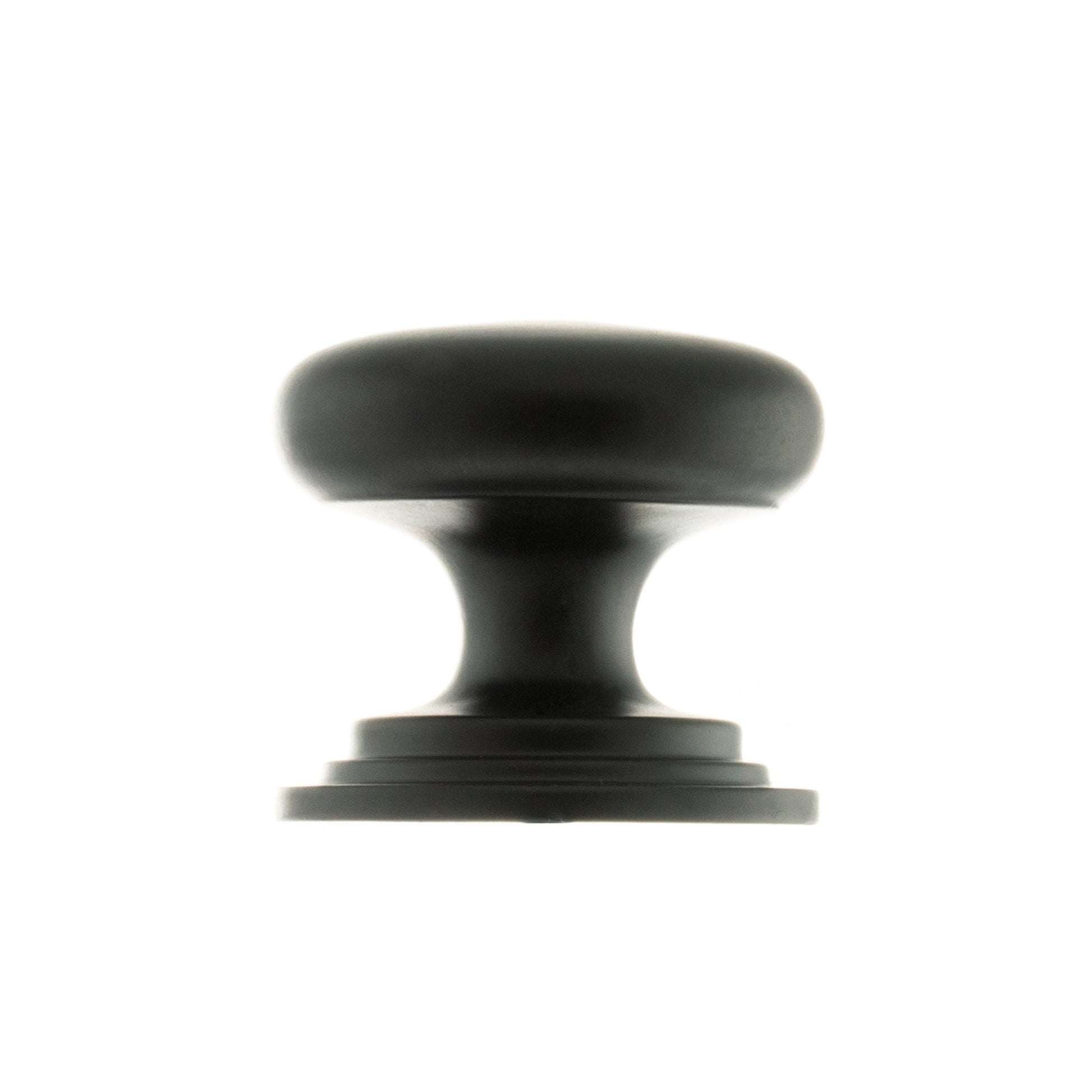 Victorian Louvre Door Knob - Matt Black (119746)