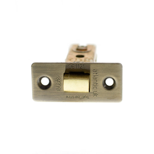 78mm (3'') CE13 Bolt Through Tubular Latch - Antique Brass (119778)