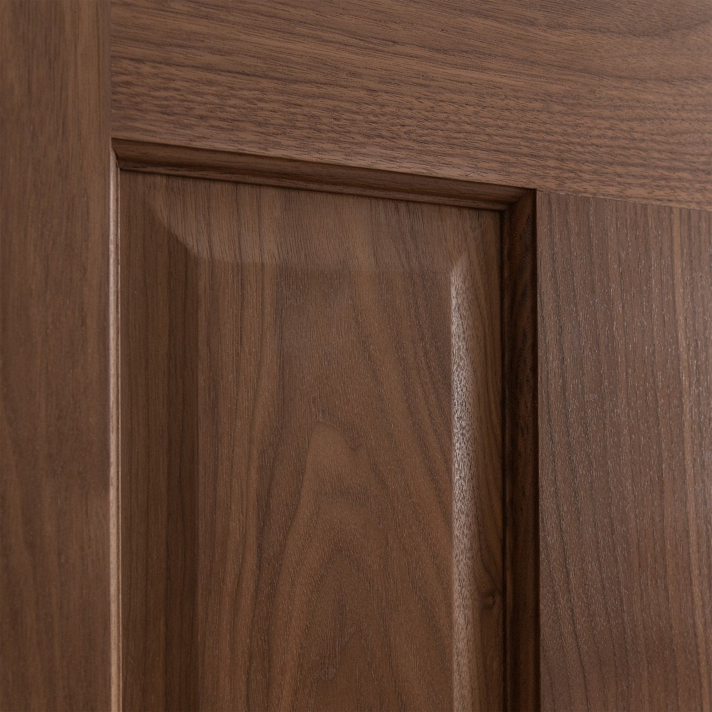 Internal Walnut  Fully Finished 4 Panel Victorian FD30 Fire Door (117105)