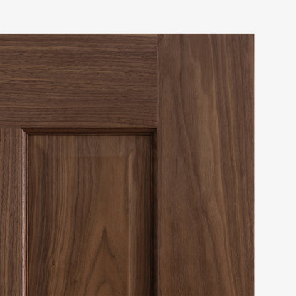 Internal Walnut  Fully Finished 4 Panel Victorian FD30 Fire Door (117105)