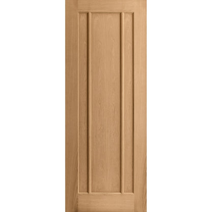 Oak Internal Unfinished Toledo 3 Panel Made-to-Measure Door (120471)