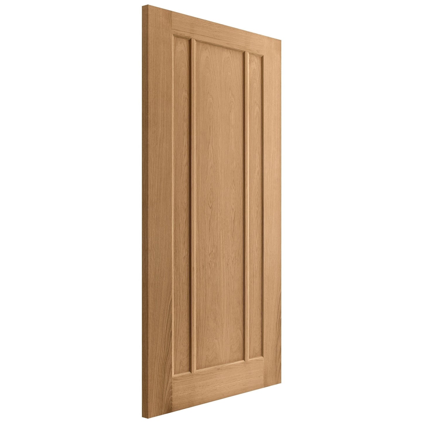 Oak Internal Unfinished Toledo 3 Panel Made-to-Measure Door (120471)