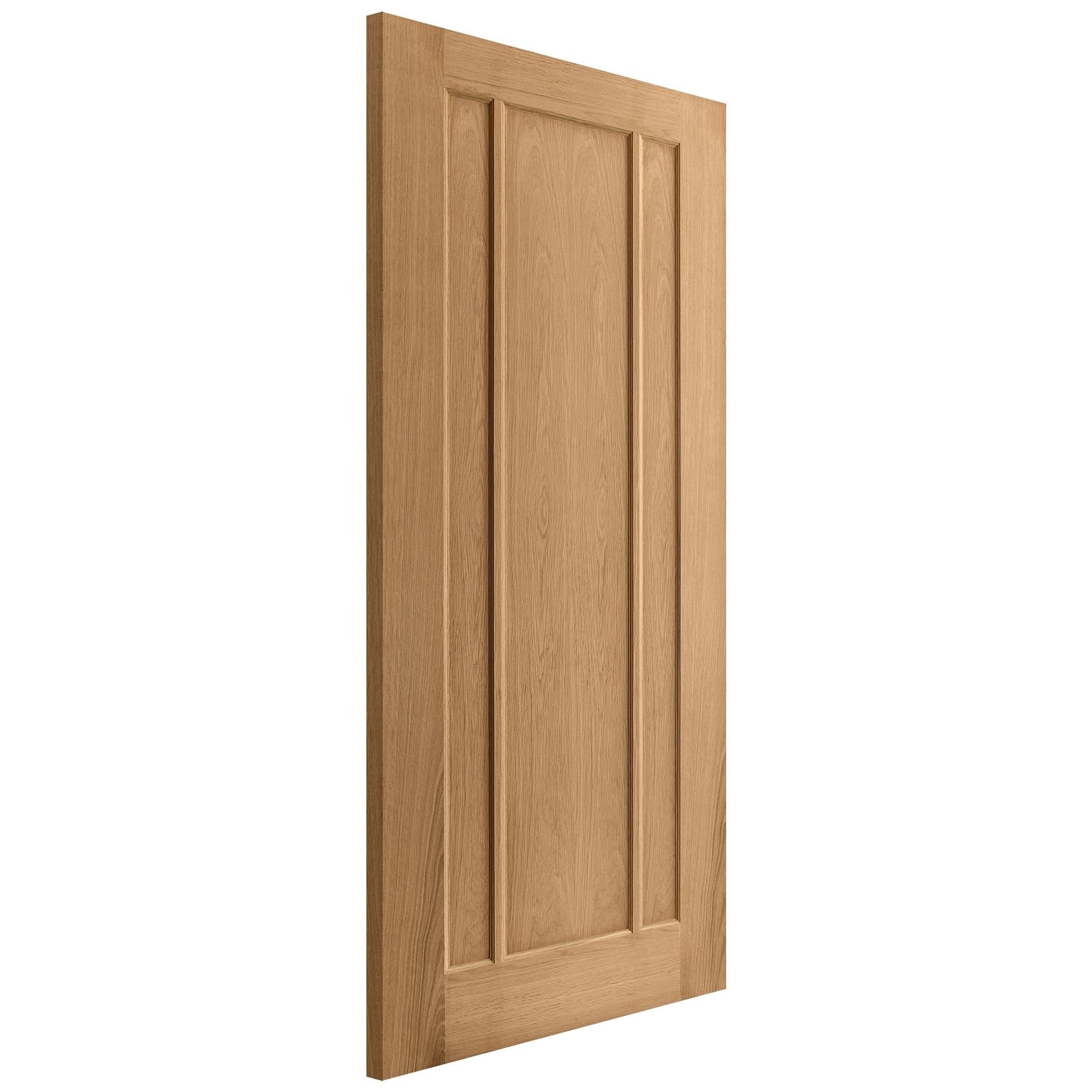Oak Internal Unfinished Toledo 3 Panel Made-to-Measure Door (120471)