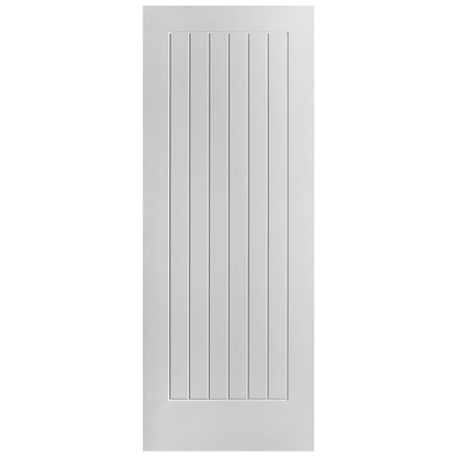 White Internal Primed Cottage 1 Panel Made-to-Measure Door (120507)
