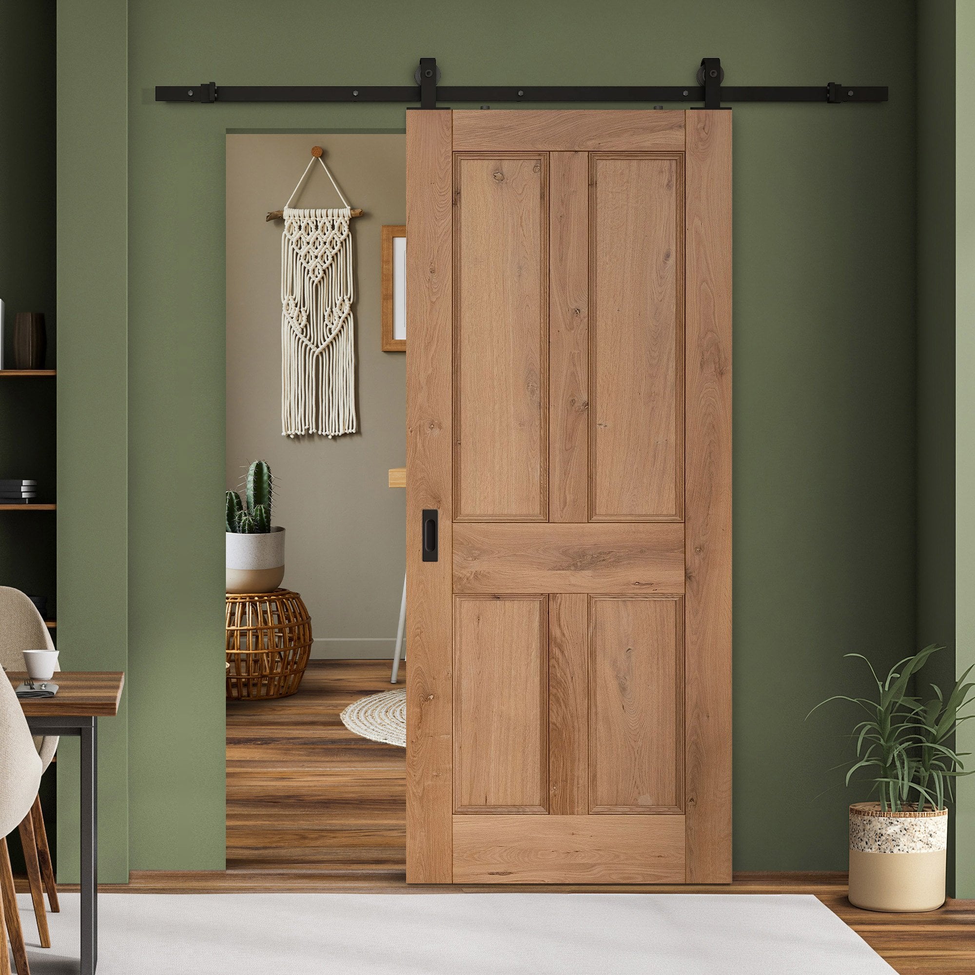 Liberty Doors Rustic Oak Fully Finished Internal Victorian 4 Panel