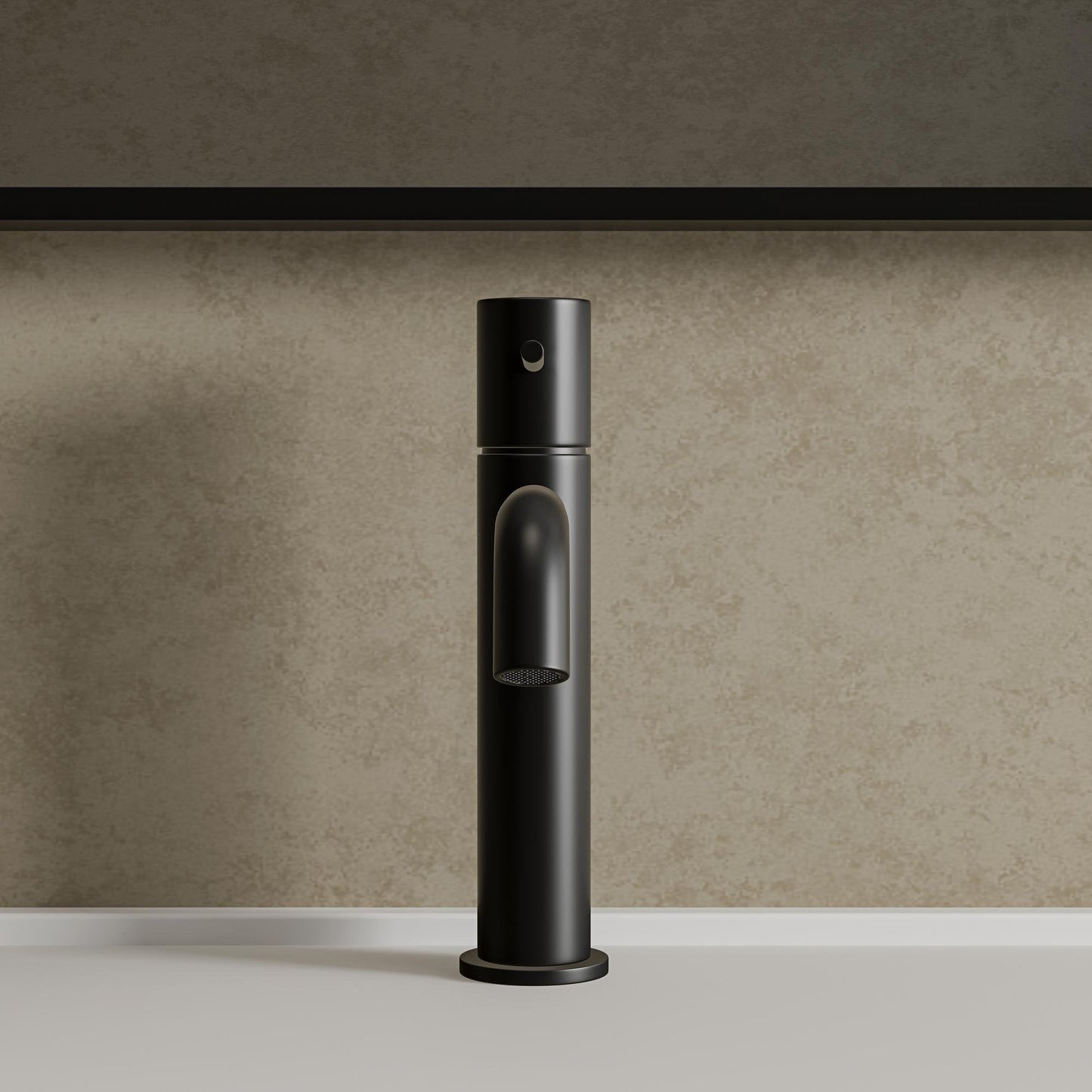 Tyros Curved Spout Basin Mixer Tap