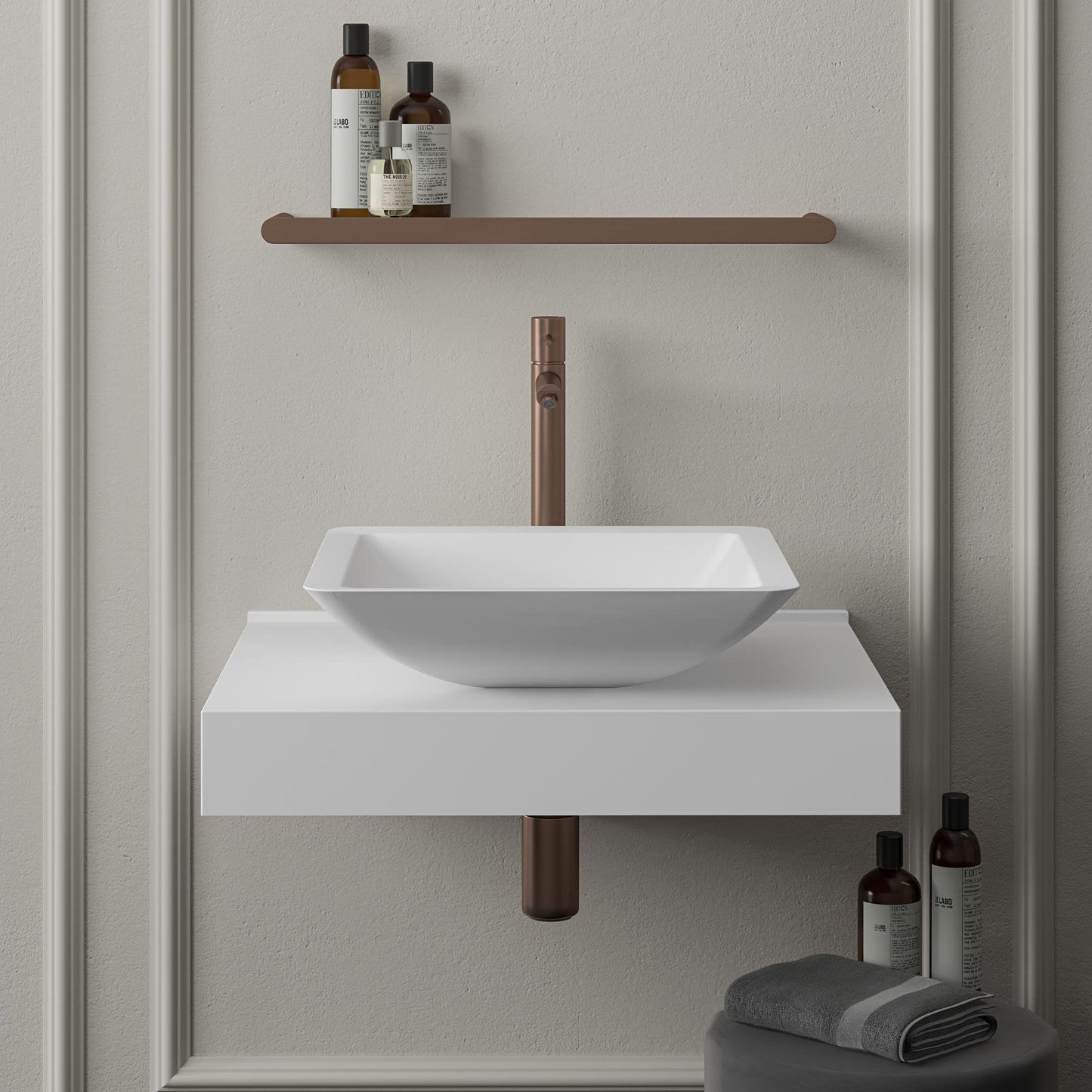 Tyros Basin Tall Monobloc Mixer Tap