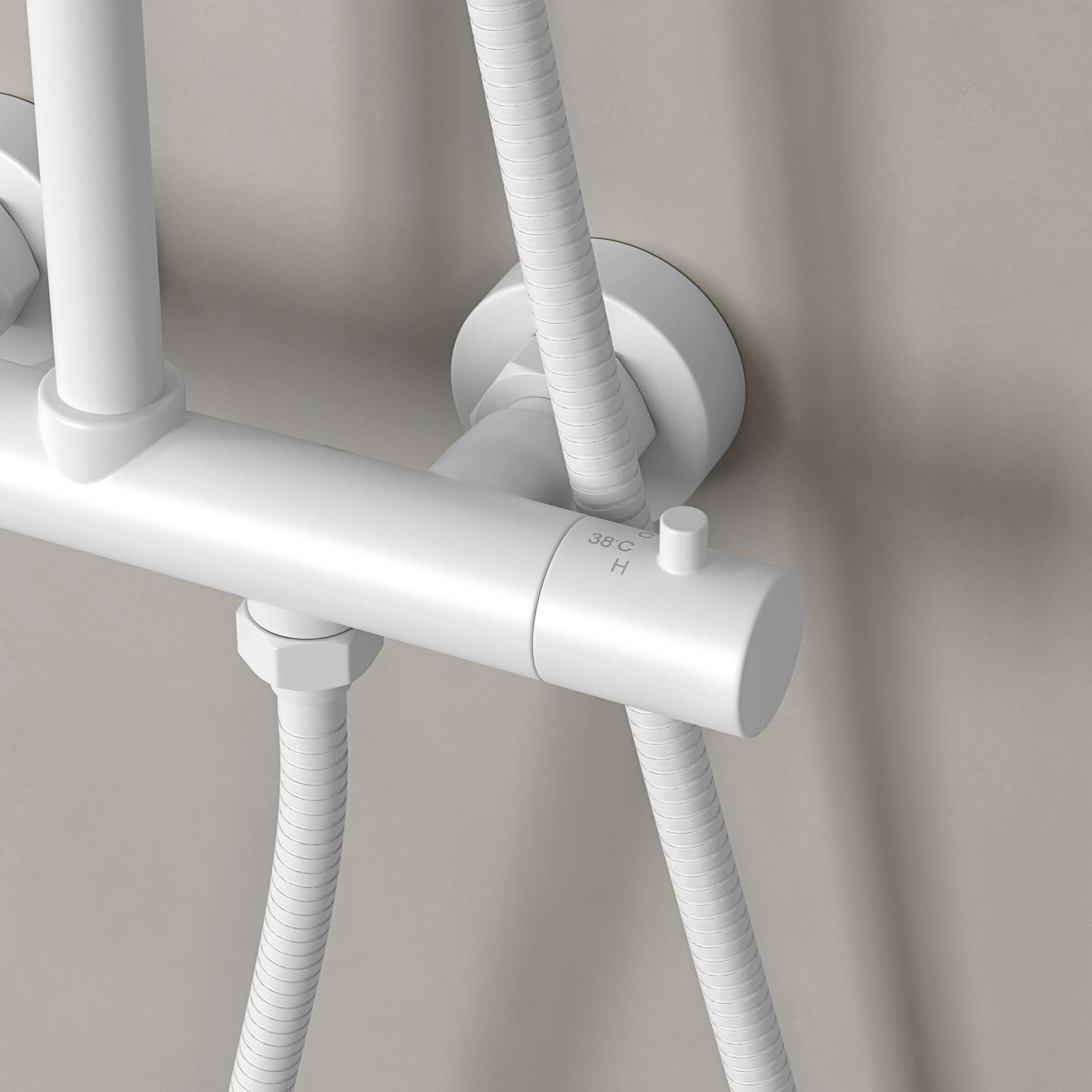 Delta Exposed 2-Way Thermostatic Shower With Riser