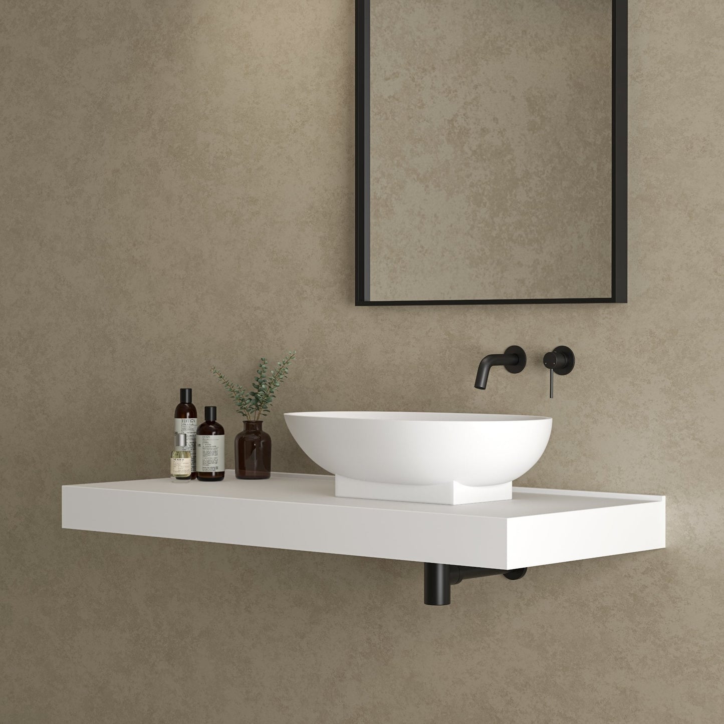 Summita Countertop Stone Basin 600mm