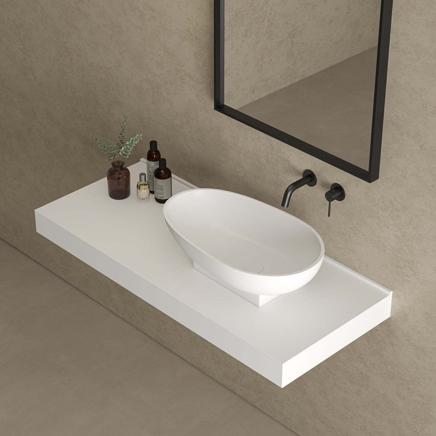 Summita Countertop Stone Basin 600mm