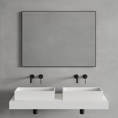 Tyros Matt Black Mirror 1000mm