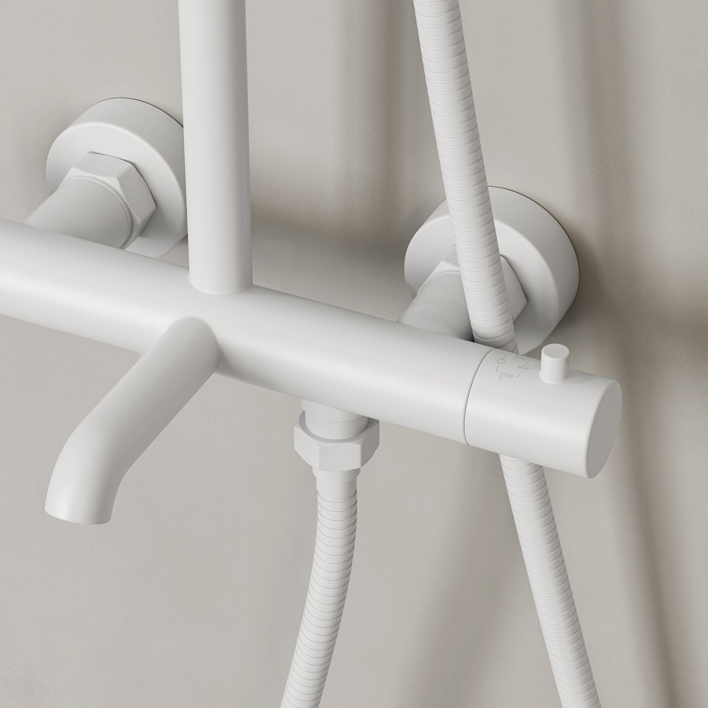 Delta Exposed 3-Way Thermostatic Shower With Riser