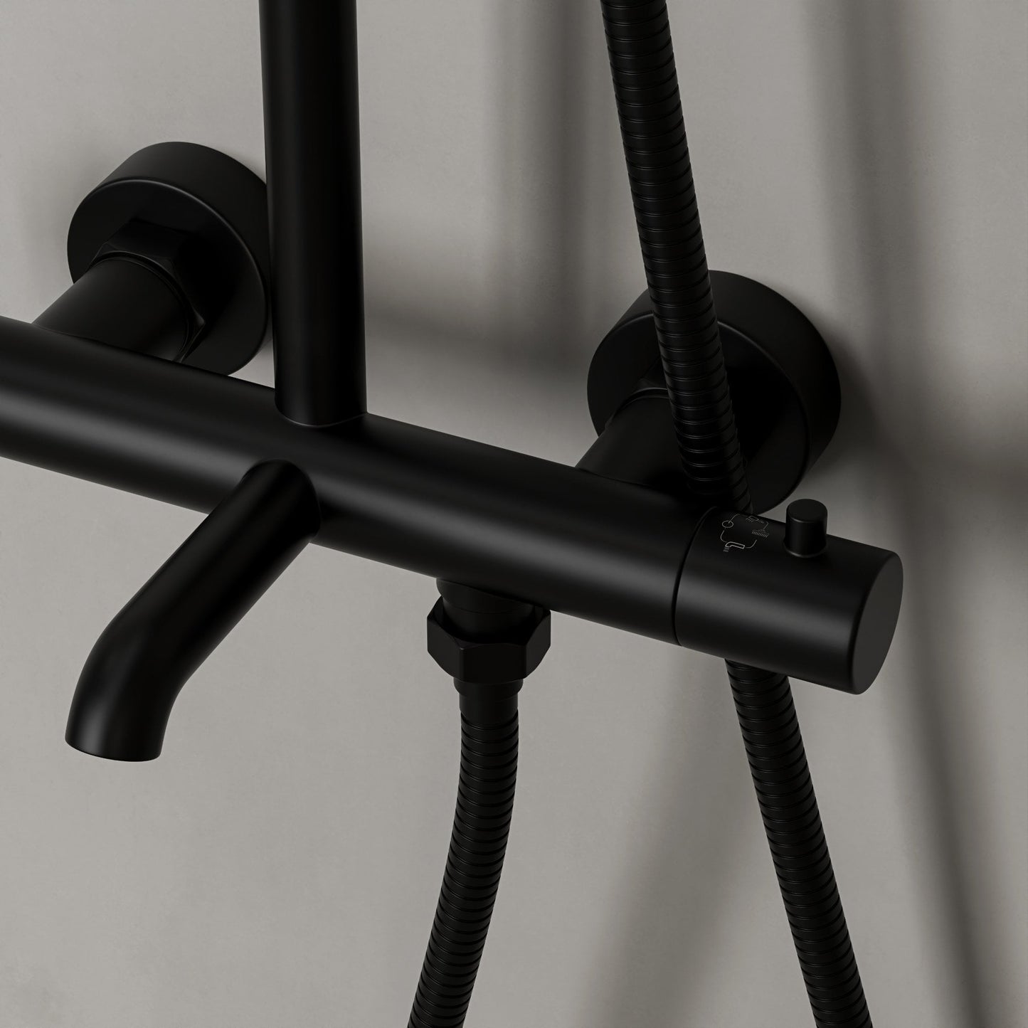 Delta Exposed 3-Way Thermostatic Shower With Riser