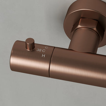 Delta Exposed 3-Way Thermostatic Shower With Riser