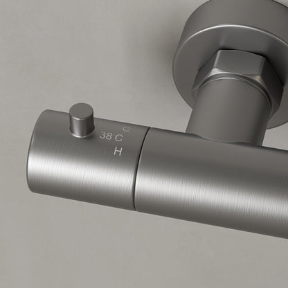 Delta Exposed 3-Way Thermostatic Shower With Riser