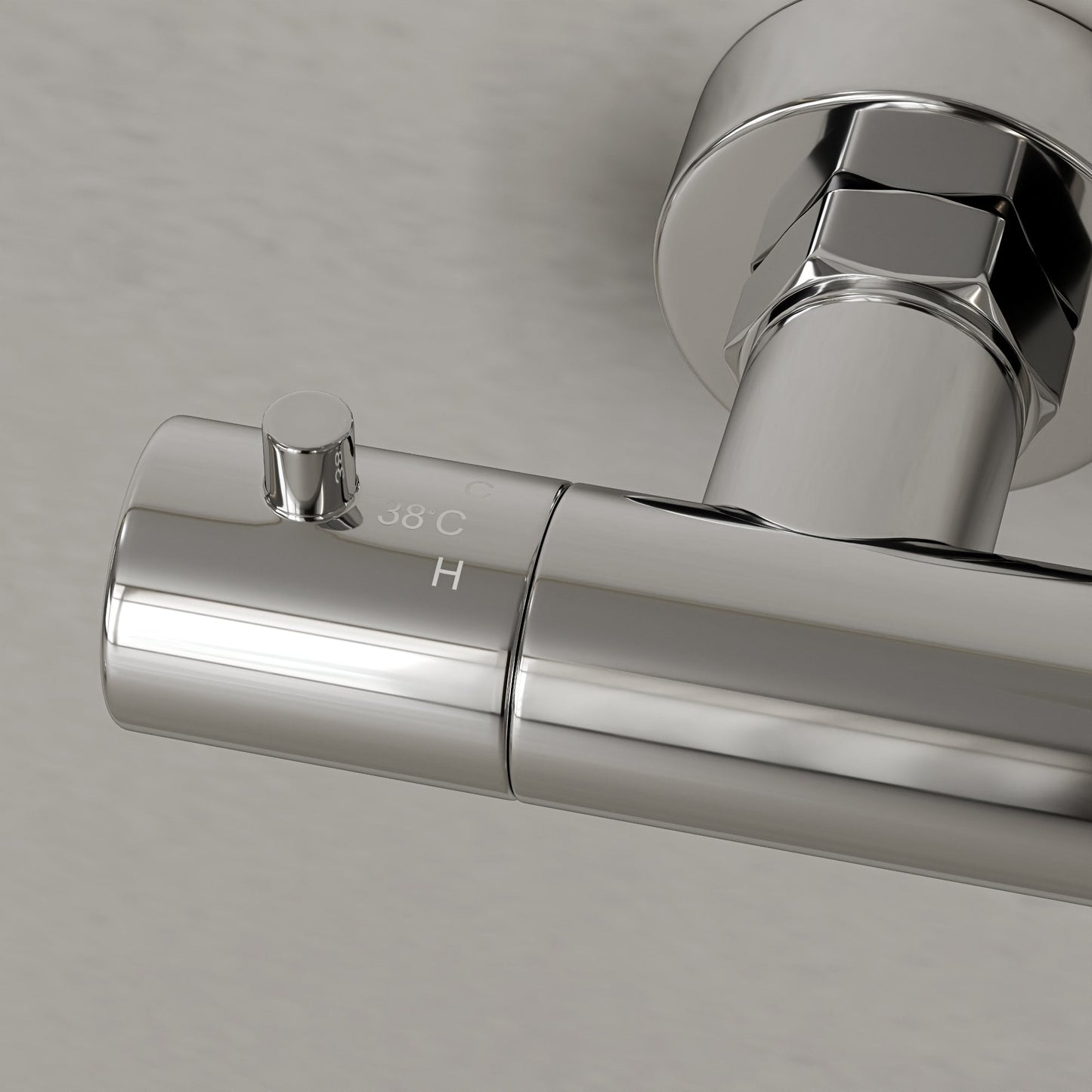 Delta Exposed 3-Way Thermostatic Shower With Riser