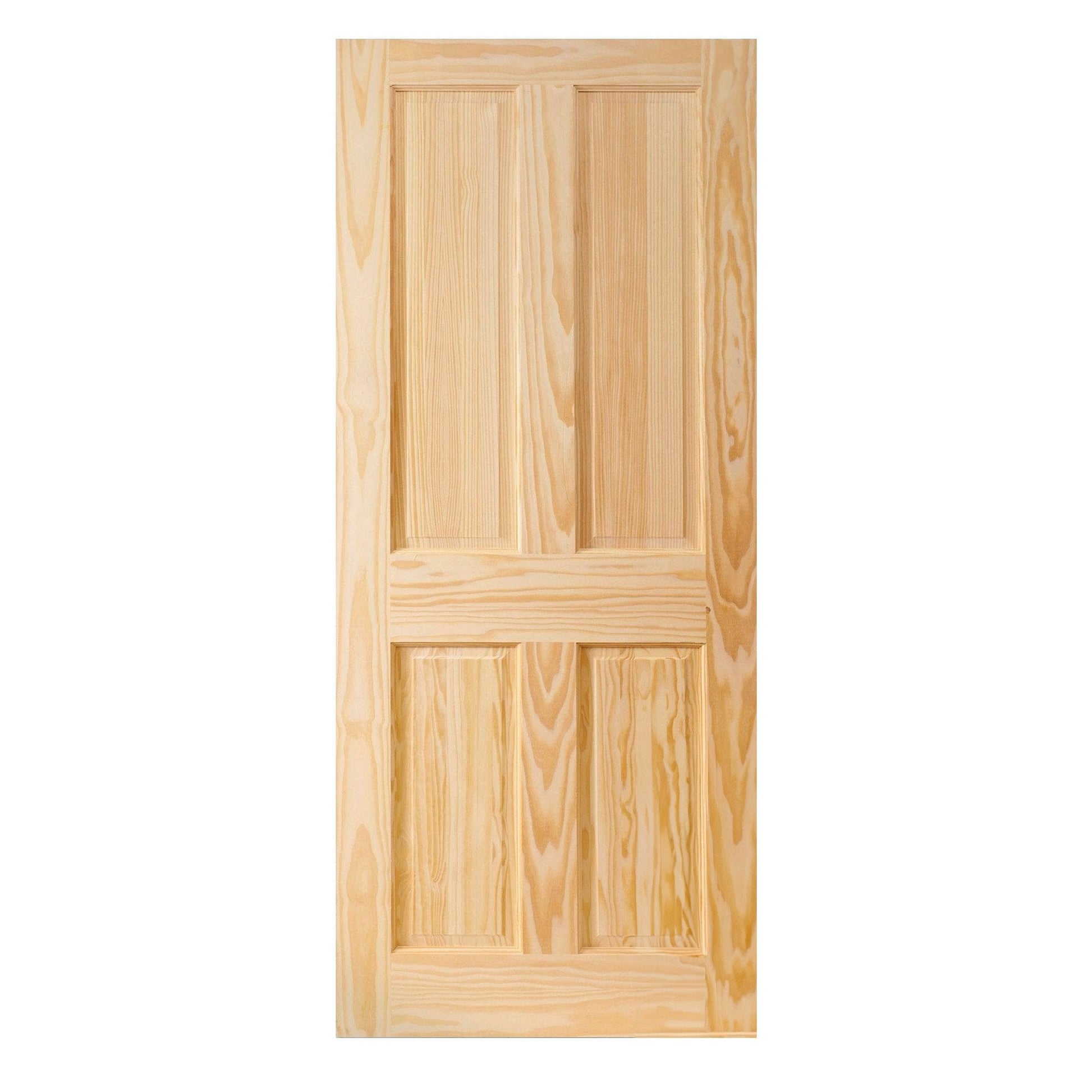 Clear Pine Internal Unfinished Malton 4 Panel Door (93646)