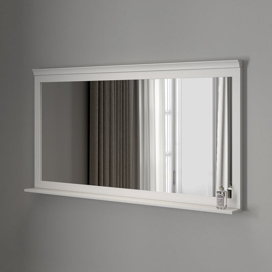 Stratten Matt White Mirror 1400mm
