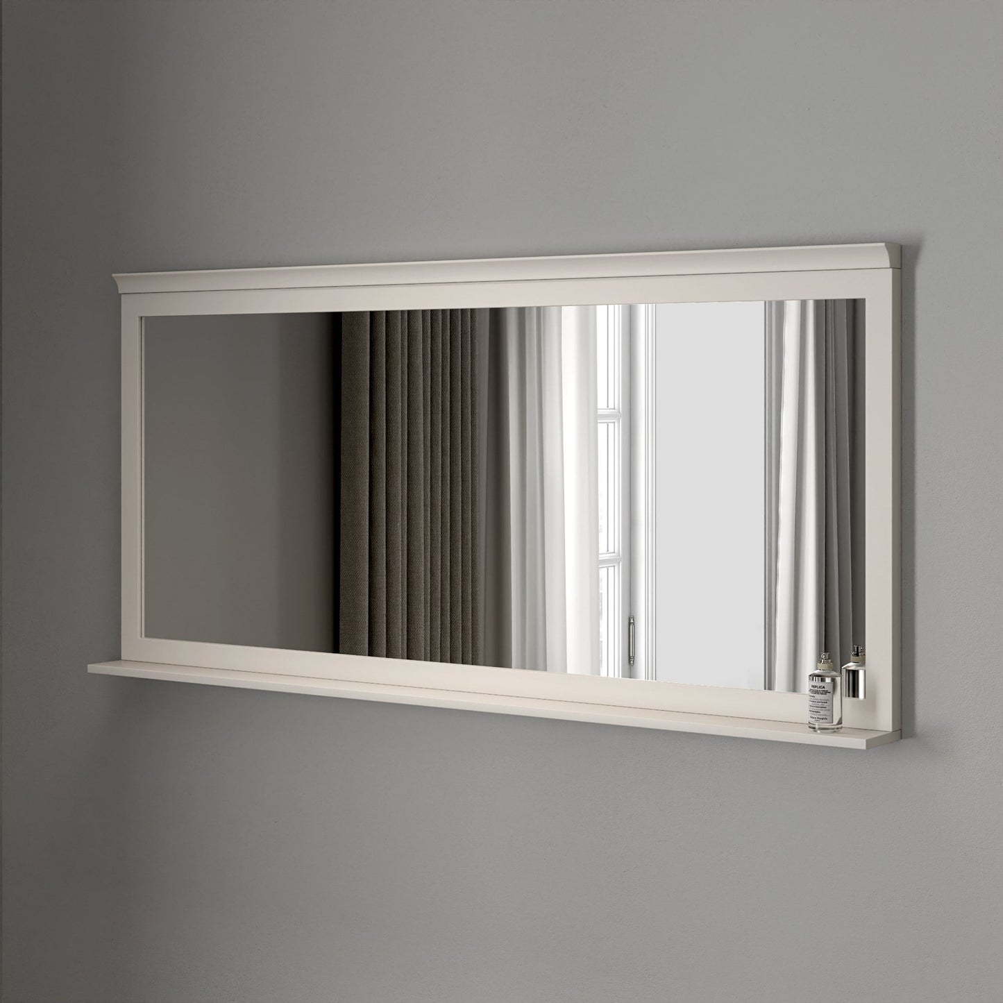 Stratten Matt Cream Mirror 1600mm