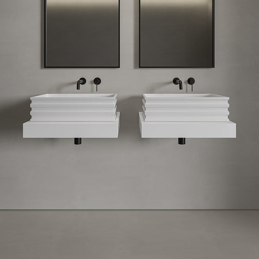 Court I Countertop Stone Basin 560mm