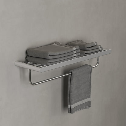 Towel Shelf With Rail 600