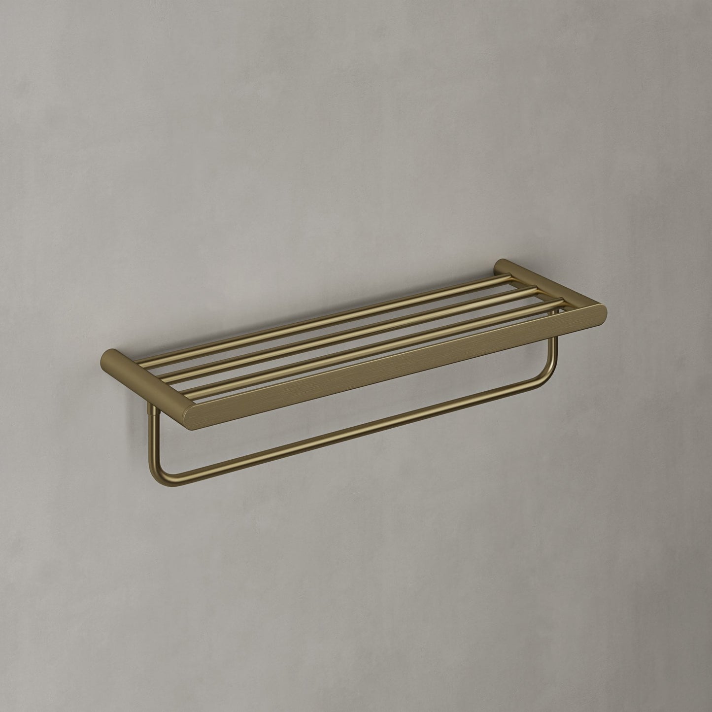 Towel Shelf With Rail 600