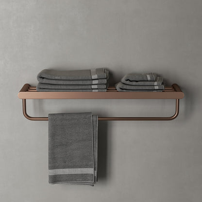 Towel Shelf With Rail 600