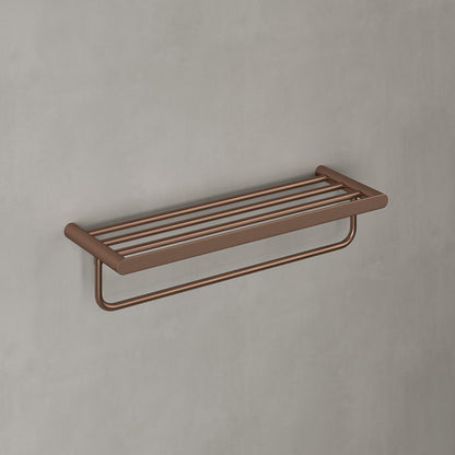 Towel Shelf With Rail 600