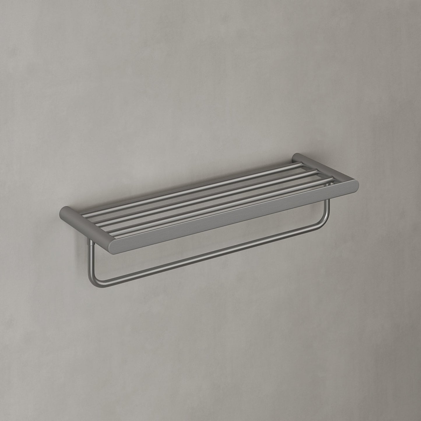 Towel Shelf With Rail 600