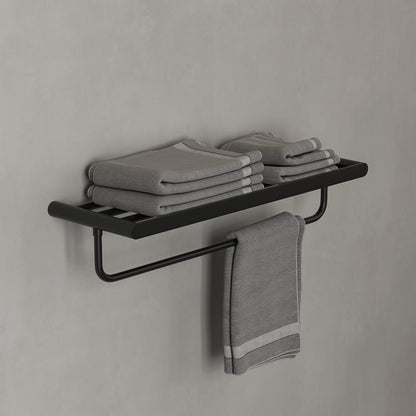 Towel Shelf With Rail 600