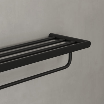 Towel Shelf With Rail 600